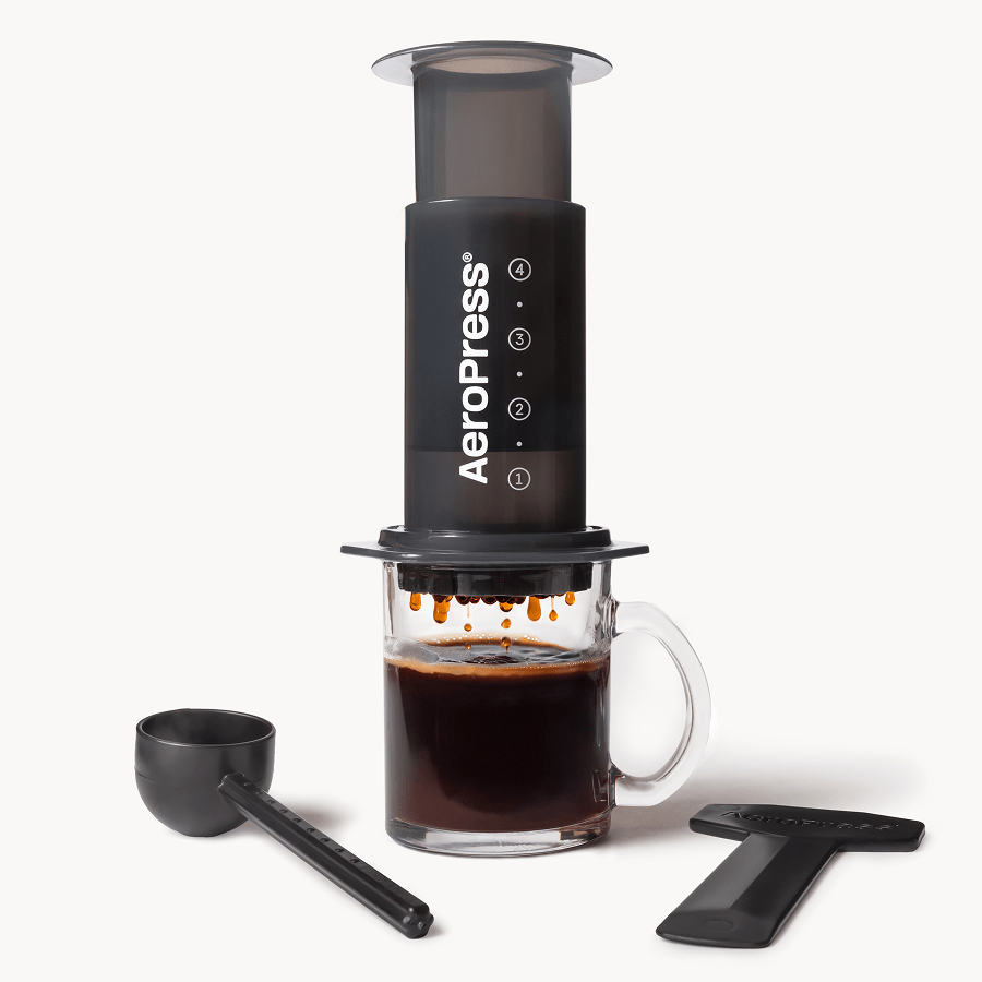 AeroPress Original Cafetera AeroPress Original con su émbolo, cámara y tapa de filtro