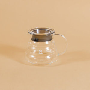 Servidor de vidrio Hario Range Server de 600 ml con tapa