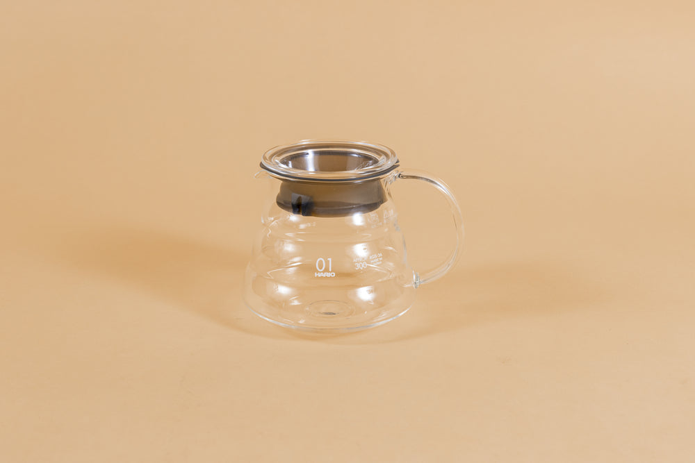 Hario Range Server 600 ml Servidor de vidrio Hario Range Server de 600 ml con tapa